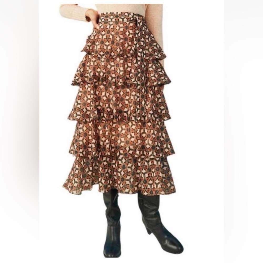 Marie Oliver Adler Skirt Peppercorn Lattice